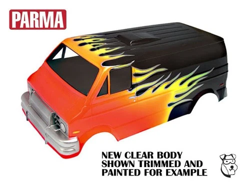 #10256 1/12 Scale PARMA TAMIYA LUNCH BOX Van CLEAR RC Vintage Body