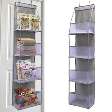 1pc 4 Layer Over The Door Hanging Organizer Cosmetics Storage - NEW