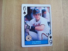 CAL RIPKEN BALTIMORE ORIOLES 1990 MAJOR LEAGUE ALL-STARS PLAYING CARD