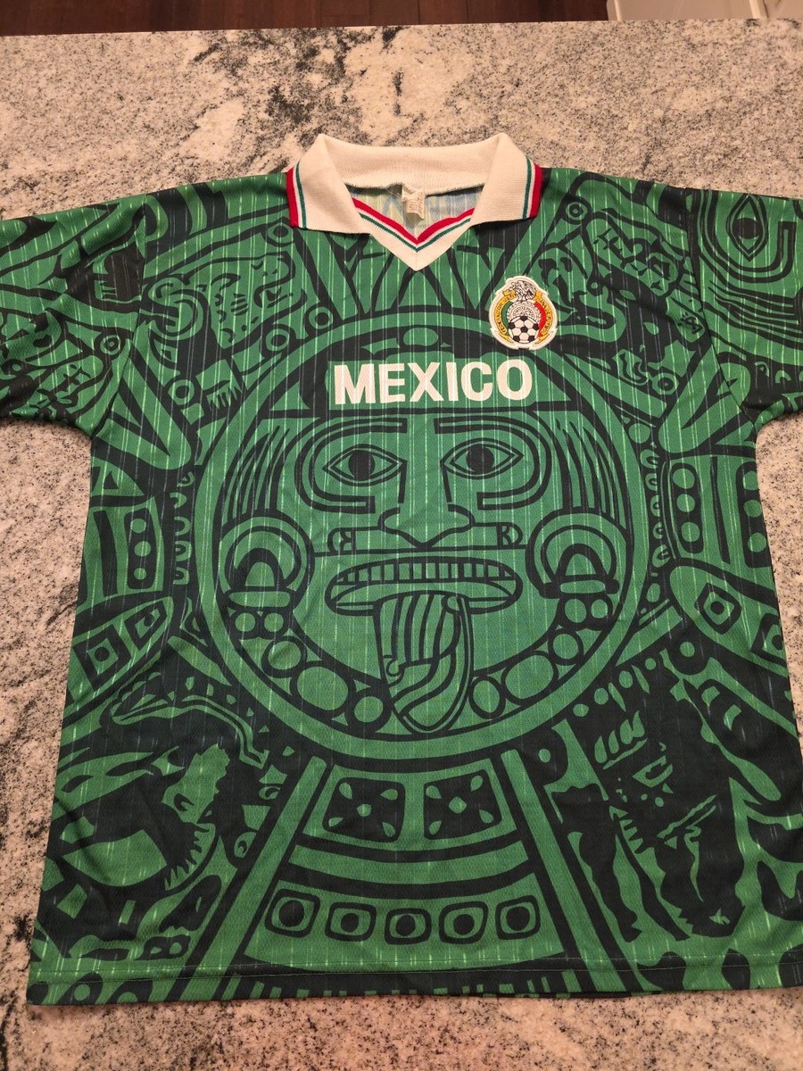 Mexico Soccer Shirt Jersey Xl *RETRO* Selección Mexicana de Fútbol