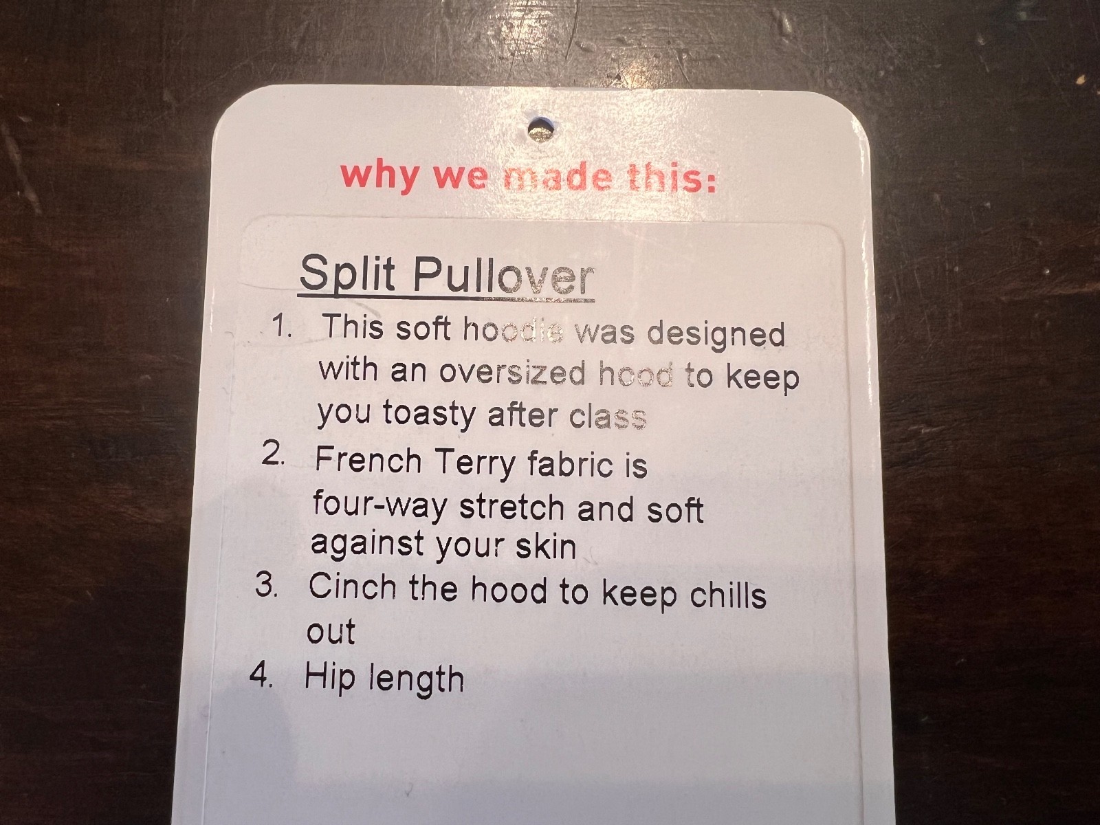 Lululemon Split Pullover French Terry hoodie size… - image 5