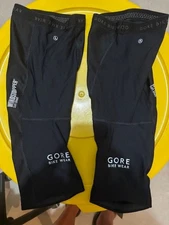GORE Bike Wear Windstopper Soft Shell Cycling Knee Warmers Adult Large L Black