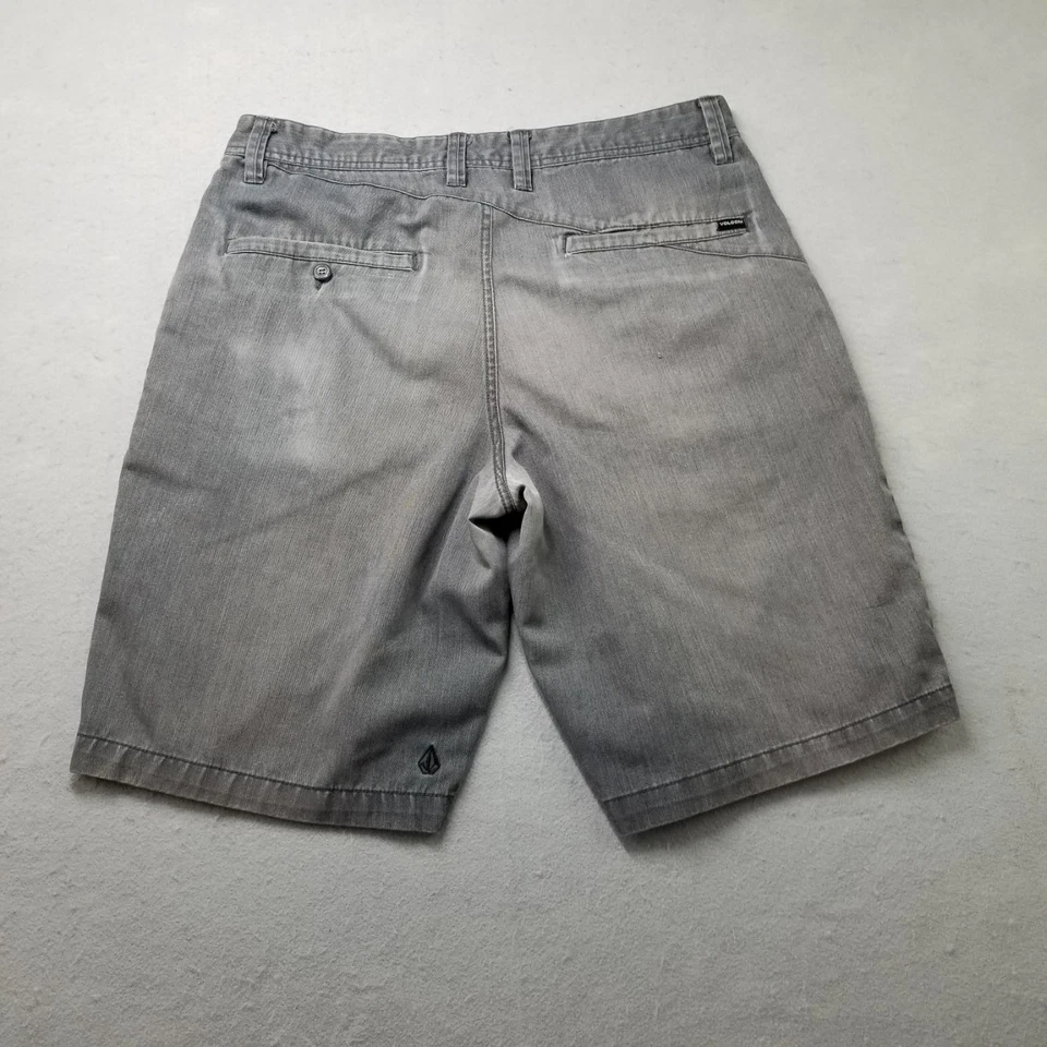 Volcom Shorts Mens Size 32 Gray Faded Skater True To This - Image 3 of 4