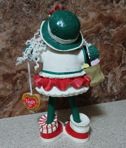 Poupée Enesco #144061 "Donnez de votre coeur ce Noël" 7"H 1995 - Photo 3/6