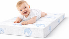 Dual Sided Memory Foam Pack and Play Mattress with Washable Cover 38"x26