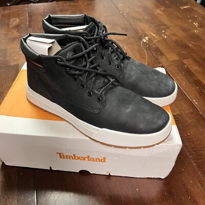 Timberland Maplegrove Chukka Boots Mid Lace Sneaker Men‎ 10.5 Jet Black Hiking Men main image 4