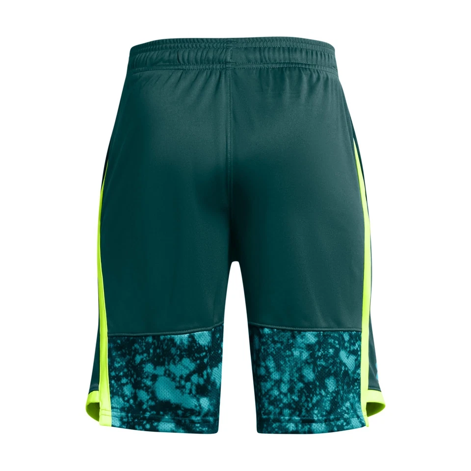 Under Armour Kids Stunt 3.0 Printed Shorts (Big Kids) - Pure Polyester Fabric - - Image 2 of 2