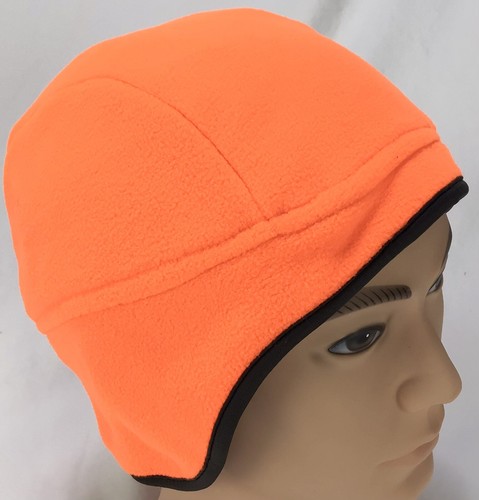 Huntworth Victor BEANIE FLEECE HAT Reversible Camo/Orange Blaze One Size Hunting - Picture 6 of 6