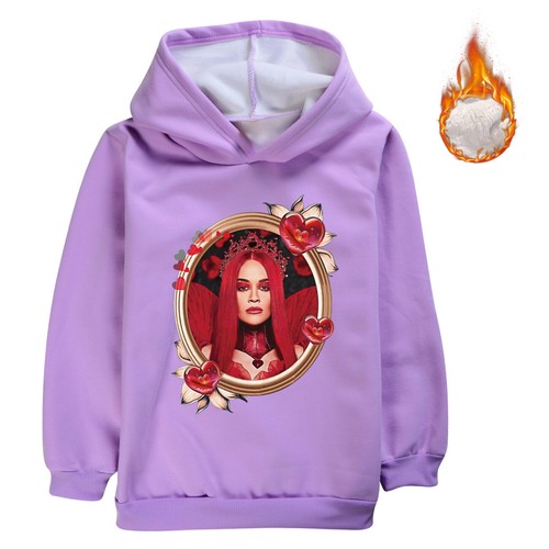 5-13Year Old Descendants4Girls' Hoodie with Thick Velvet and Non Inverted Velvet - Picture 10 of 25