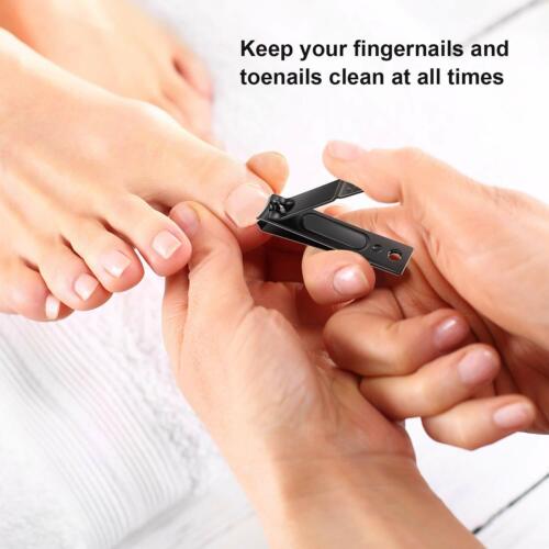 Heavy Duty Toenail Clipper Curved Blade for Thick Nails Easy-Grip Stainless UK - Bild 2 von 11