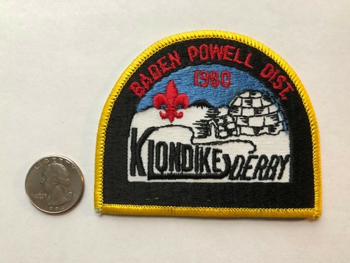 SPLENDID OLD VINTAGE BSA BOY SCOUT PATCH Appr. 3 3/4" X 3" - Picture 2 of 3