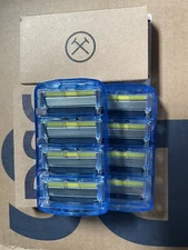 DOLLAR SHAVE CLUB  RAZORS 8 "EXECUTIVE" 6 BLADE (2 PKS OF 4 CARTRIDGES