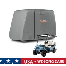Golf Cart Cover Heavy Duty 420D Waterproof for EZGO, Club Car, Yamaha 2/2+2