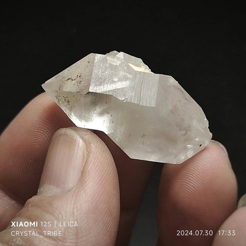 13g Natural Herkimer Diamond Quartz Crystal Double Terminating Healing 4829 - Picture 11 of 18