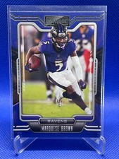 2021 Panini Playbook Football Marquise Brown #8 Baltimore Ravens Base