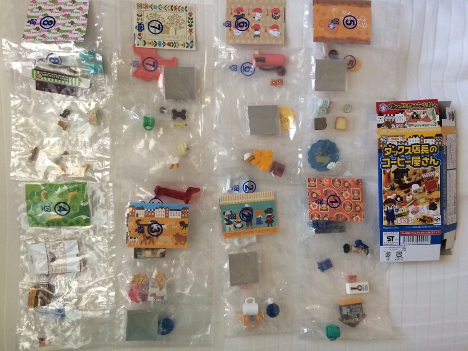 MEGAHOUSE Miniaturas Perro Cafetería, #1-8, Escala 1:6 Cocina Comida Re-Ment Tamaño Foto 2 de 2