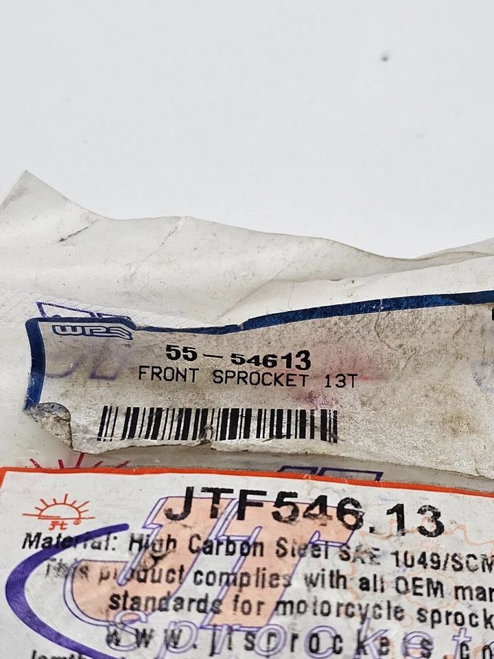 Piñones JT JTF546.13 piñón delantero de acero para Yamaha RT100 1996 Foto 3 de 4