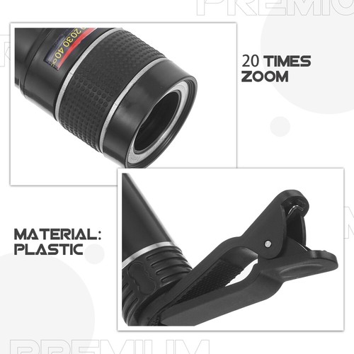 Phone Lens 20X Telephoto Lens Portable Phone Lens Cell Phone Lens - 第 7/12 張圖片