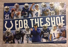 2016 Indianapolis Colts Team Poster Andrew Luck Pat Mcafee Adam Vinatieri TY