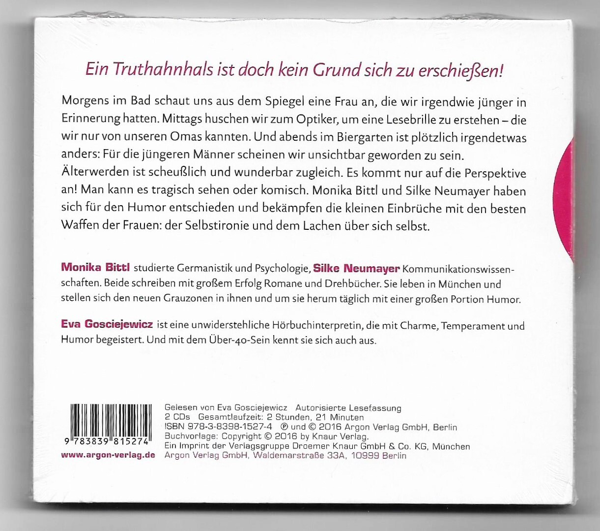 Thumbnail - Ich Hatte Mich Jünger In Erinnerung: Hörbotox Für Die Frau Ab 40 Von