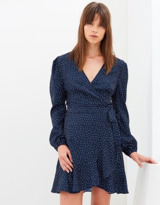 The Fifth Label 'Rooftop' Dot Wrap Dress Size XXS [realisation par style trendy]