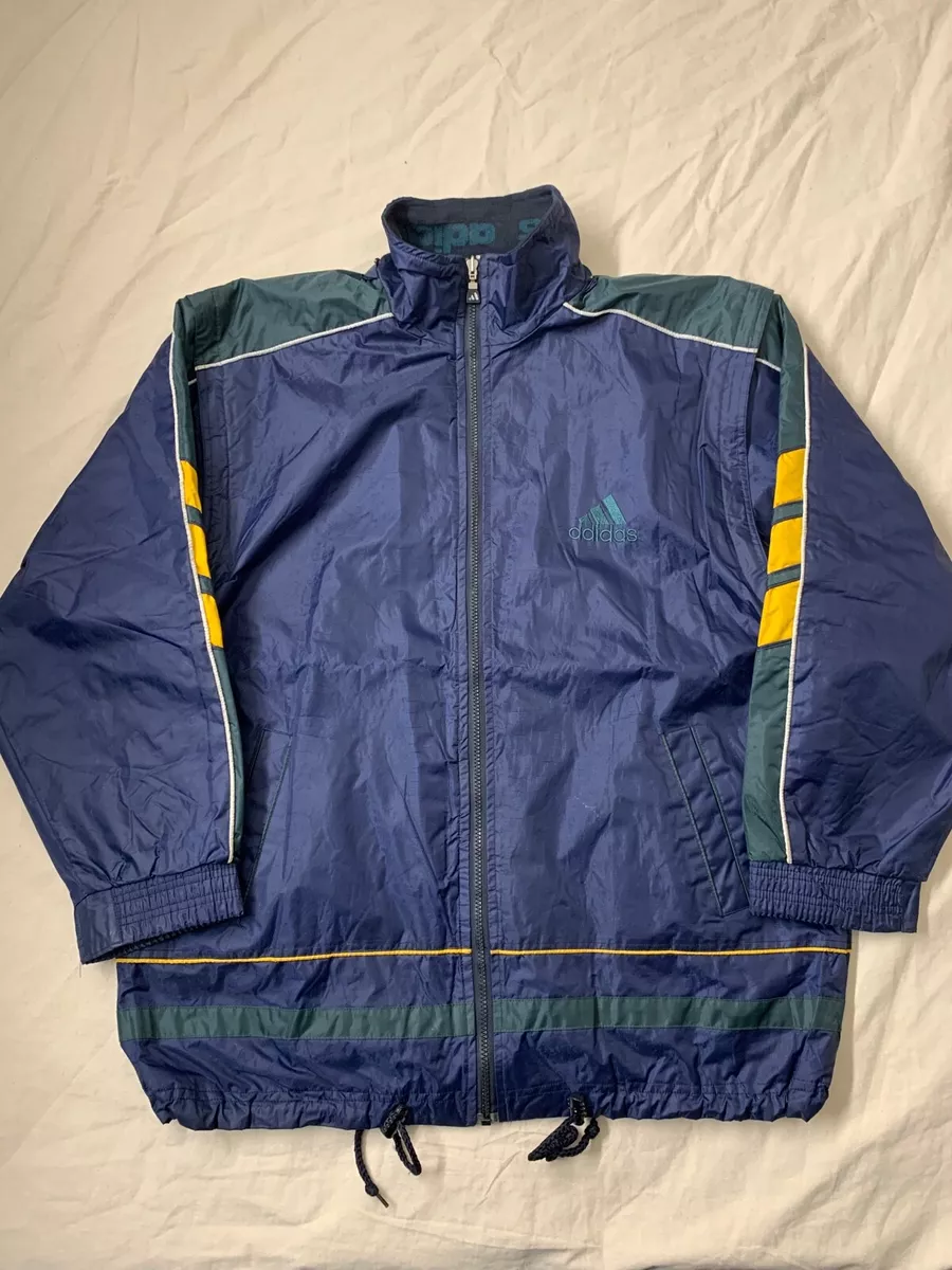Adidas green shop reversible jacket