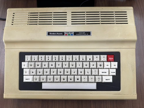 Radio Shack Tandy TRS-80 Color Computer 2 Tested (AS IS) Half Keyboard Works