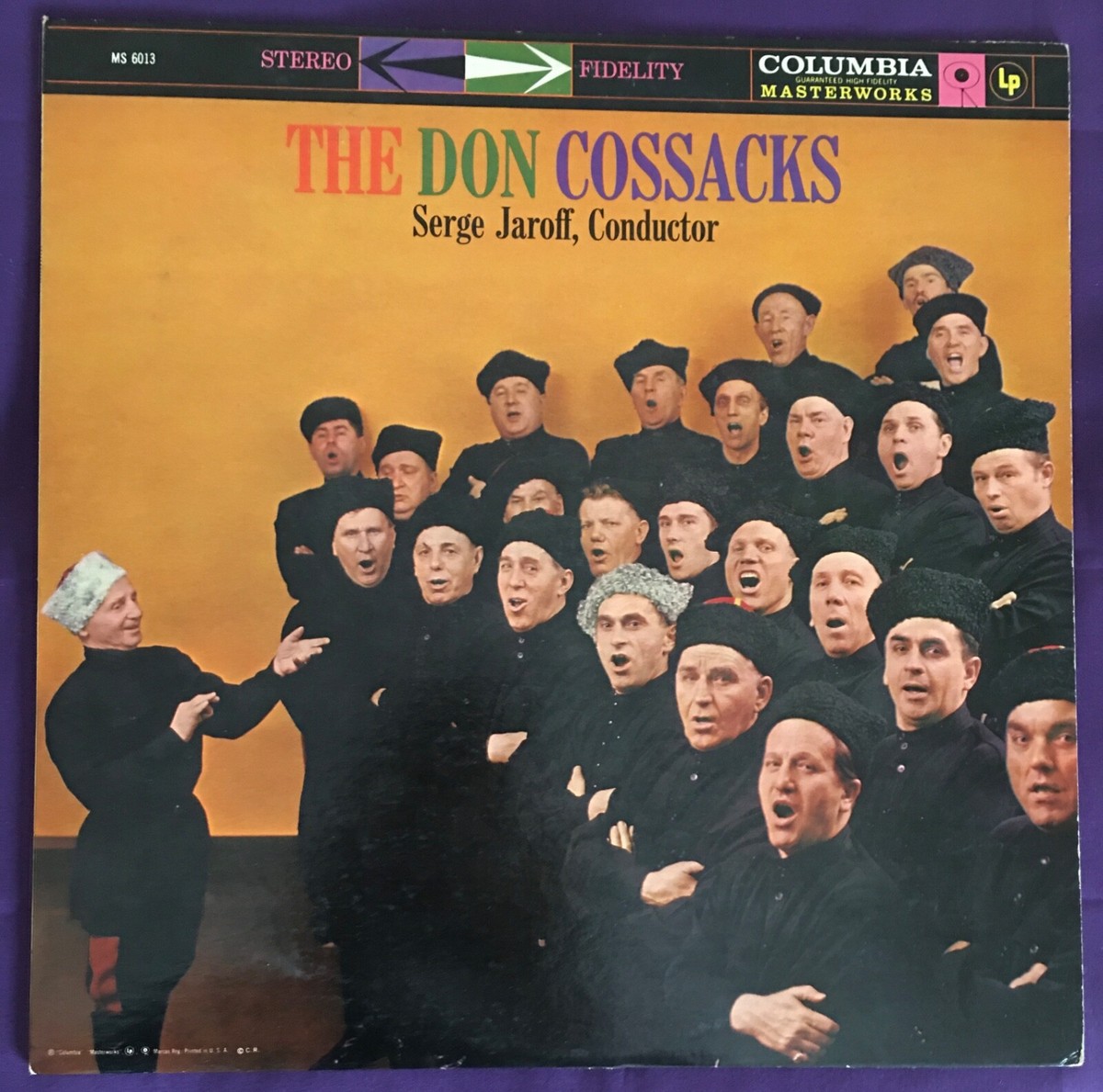 33 rpm Record - The Don Cossacks - Serge Jaroff - Columbia