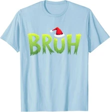 Bruh Christmas Kids Teens Boys Funny Humor Present Unisex T-Shirt
