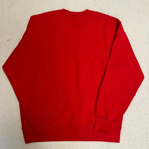 FW21 Supreme Shattered Logo Crewneck Heavy Weight Sweatshirt In Red Size Large - Picture 14 of 14