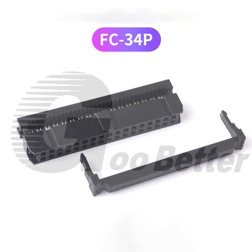 IDC Cable Mounting Plug Socket Connector 2.54mm Pitch Ribbon Cable 6 to 40 Ways - Picture 18 of 19