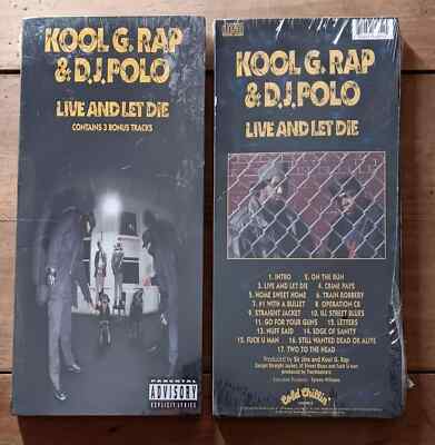 KOOL G. RAP and D.J. POLO NEW CD in longbox Live And Let Die
