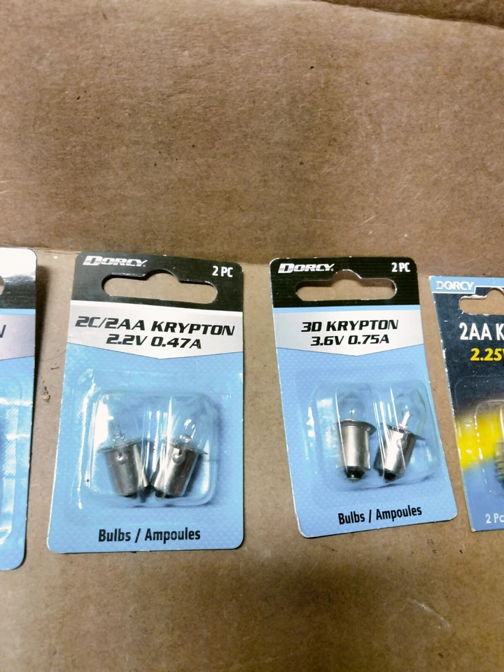2 Krypton Bulb Bulbs Dorcy Flashlight 41-1660 41-1661 41-1662 41-1663 41-1664 - Image 3 of 4