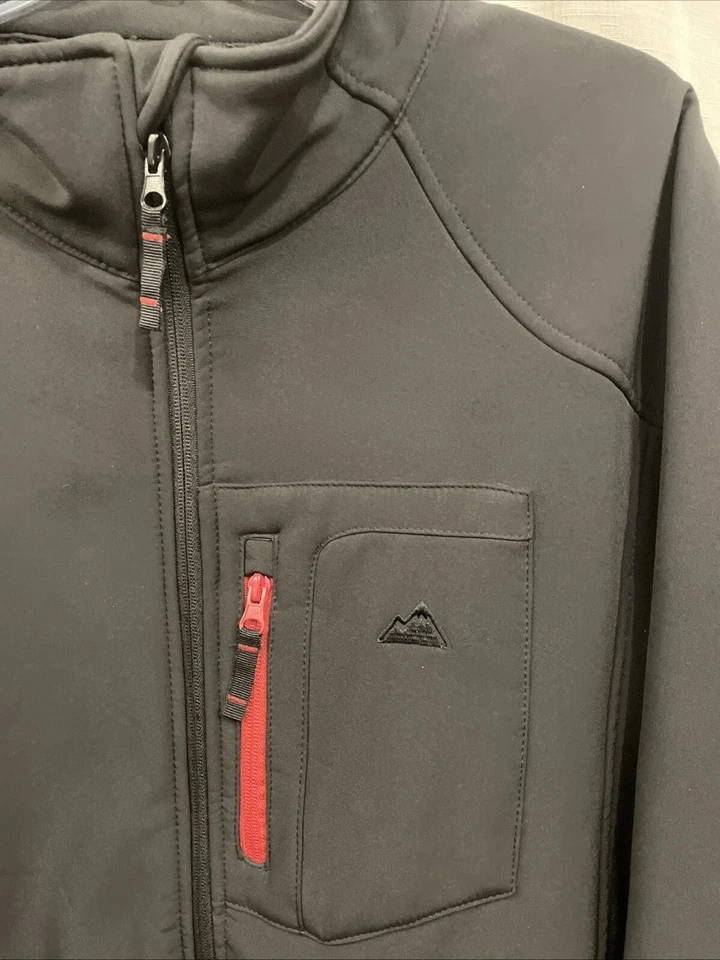 Chaqueta Minus Zero Para Hombre 2XL Cremallera Completa Cuello Simulado Suave Bolsillos Negros Usada en Excelente Condición Foto 3 de 4