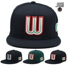 Mexico Snapback Hat Flag 3D M Reversed Upside Down Embroidery Baseball Cap NEW
