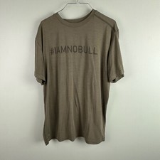 Nobull Shirt Large Green Outdoors iamnobull Gym Workout Lifter Spellout Mens