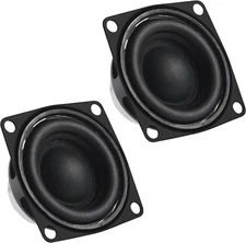 2Pcs 2" 2inch 4Ohm 10W Full Range Audio Speaker Stereo Woofer 2PCS