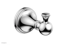 Phylrich 207-76/026 Robe Hook Brass BEADED Single in POLISHED CHROME New in Box!