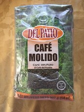 2x Bags Cafe Del Patio- El caf del Pueblo Coffee 14oz Puerto Rican Coffee 100