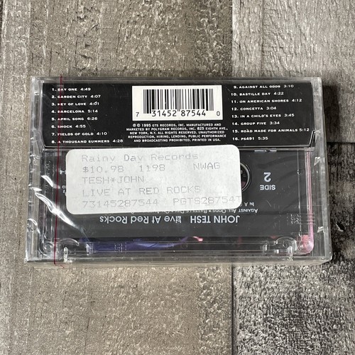 NOS Sealed John Tesh Colorado Symphony Orchestra Live at Red Rocks Cassette Tape - Picture 2 of 3