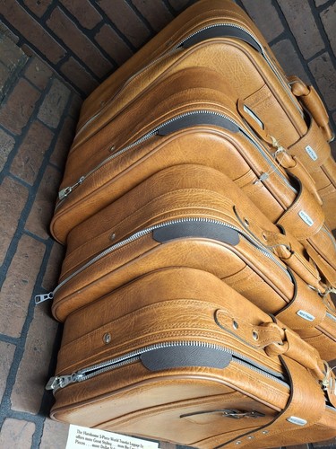 Vintage World Traveler 4 Pc Luggage Set Light Brown - Picture 5 of 9