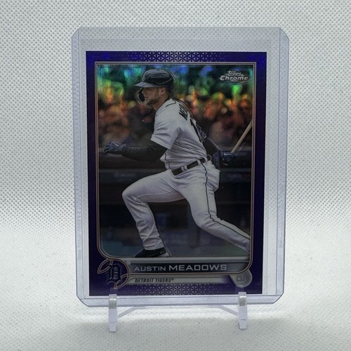 2022 Topps Chrome #USC41 Austin Meadows Purple Refractor - Tiger