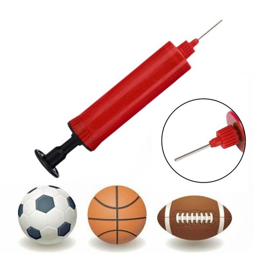 Ball Pump Football Rugby Basketball Sport Hand Pump Inflating Needle Valve New - Zdjęcie 5 z 9