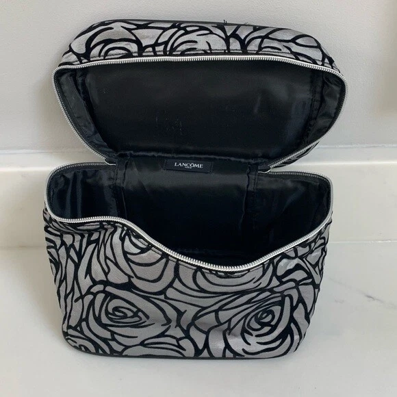 Estuche de maquillaje cosmético Lancôme Rose negro y plateado Foto 4 de 4