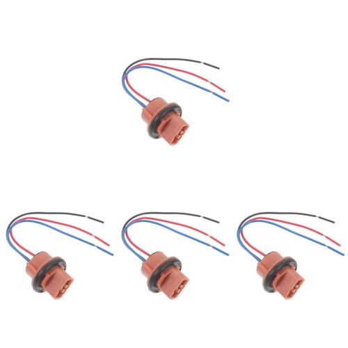 4pcs Light Wiring Harness Brake Light Base Harness Car Bulb Socket Turn