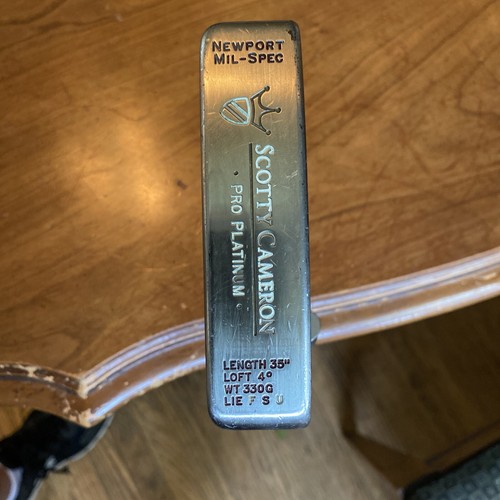 Scotty Cameron Pro Platinum Newport Mil-Spec 35" Putter Golf Club Titleist - Picture 2 of 10