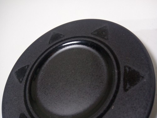 Pfaltzgraff Black Midnight Sun Saucer Plate 6 Inch diameter - Picture 4 of 13