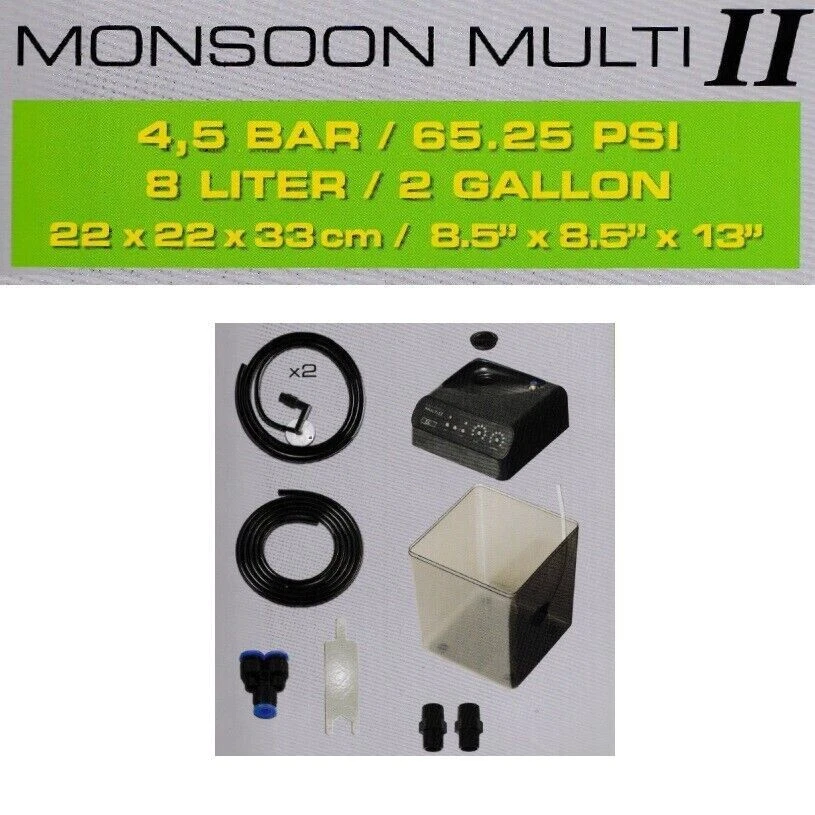 Exo Terra Monsoon Multi II Sprühanlage, Luftbefeuchter Beregnungsanlage PT4201 - Bild 2 von 3