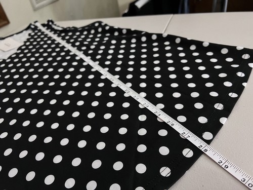 Bloomchic Polka Dot Scalloped V-Neck Blouse Sleeveless Black White NWT Sz 14-16 - Picture 10 of 14