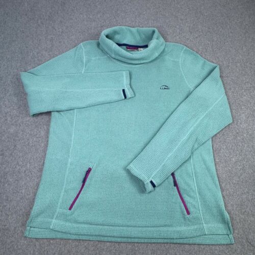 LL Bean Damen Gr. L Pathfinder Performance Fleece Funnelneck Pullover Neuwertig - Bild 2 von 7